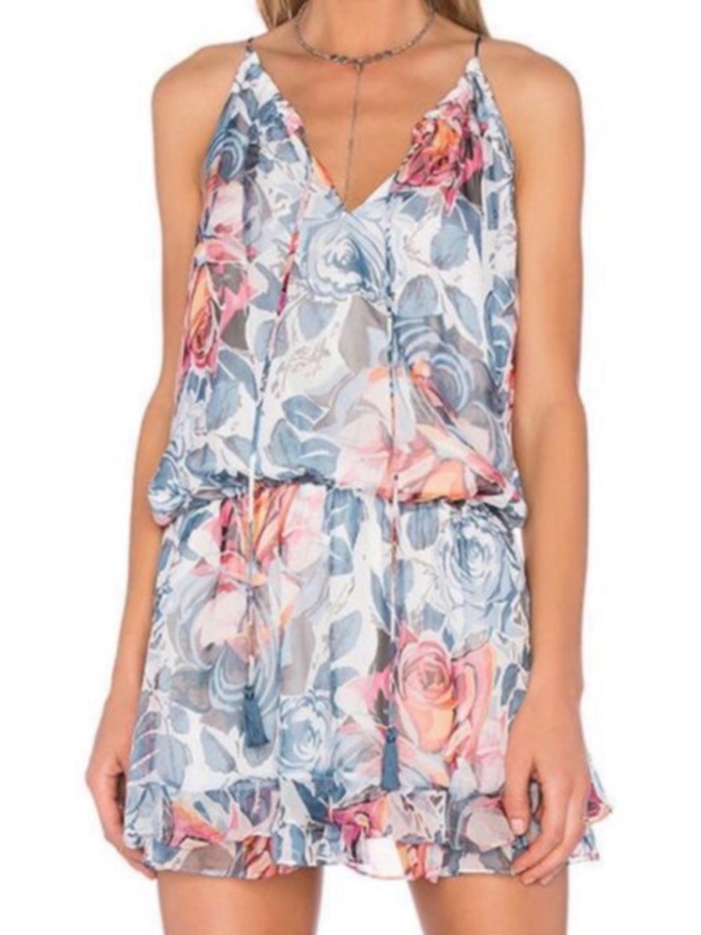 new Kenji Floral Silk Dress - Picture 13 of 16